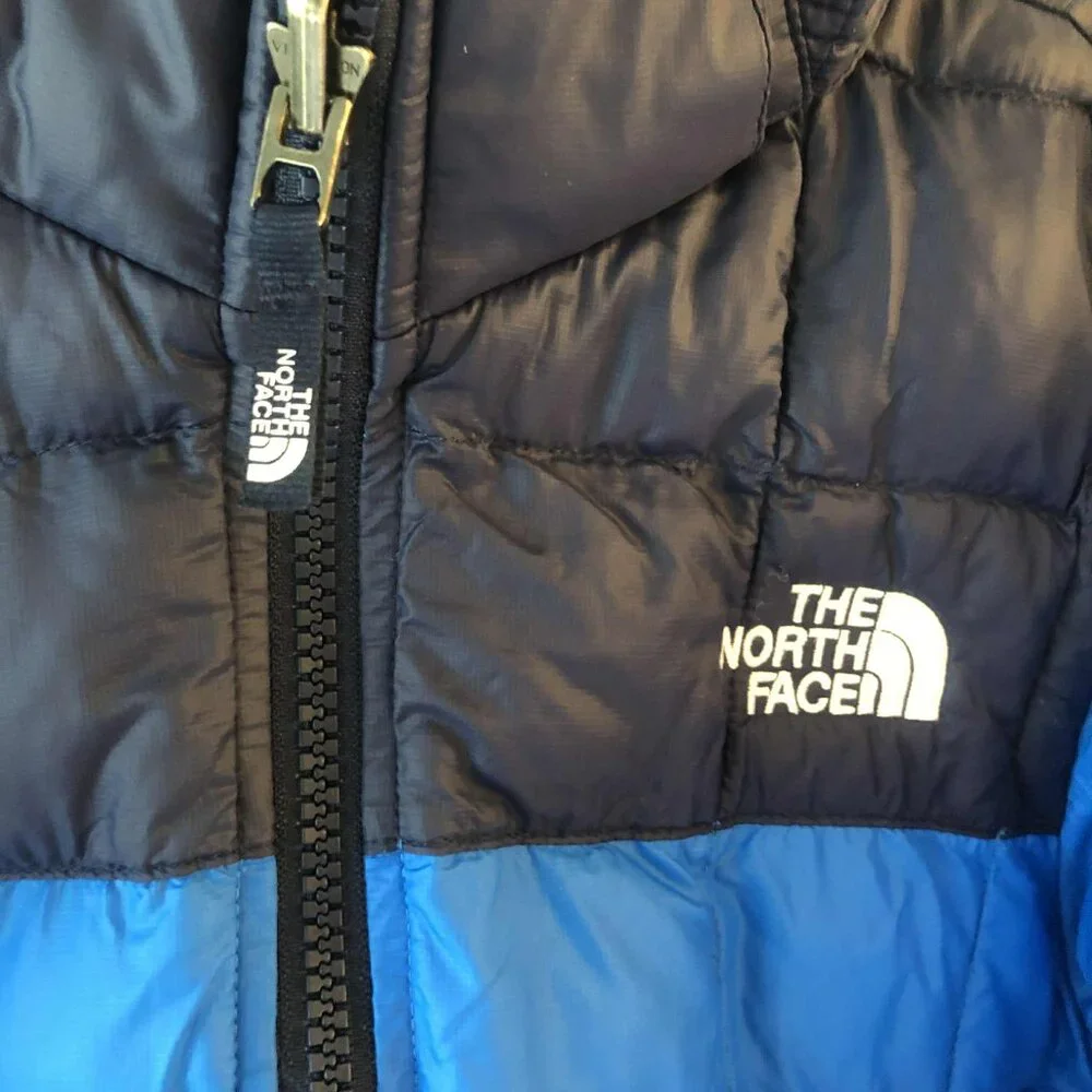 THE NORTH FACE x CDG Thermoball Hooded Puffer Jacket Blu\Blk 7\8 MSRP $170